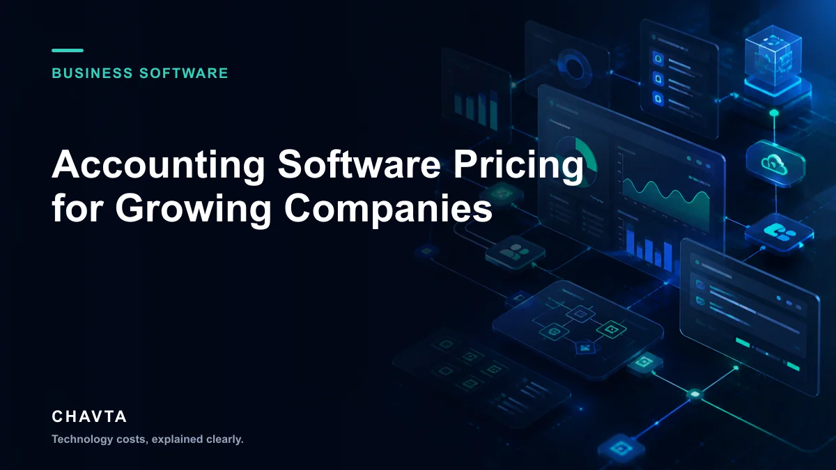 Editorial cover for Accounting Software Pricing for Growing Companies