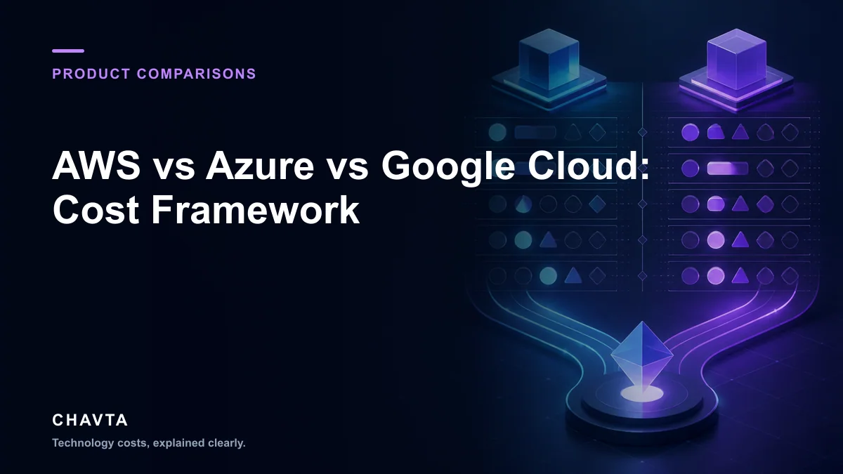 Editorial cover for AWS vs Azure vs Google Cloud: Cost Framework
