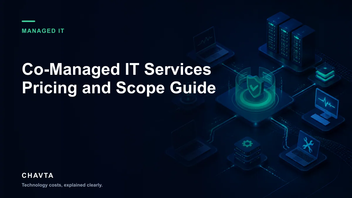 Editorial cover for Co-Managed IT Services Pricing and Scope Guide