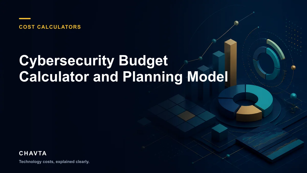 Editorial cover for Cybersecurity Budget Calculator and Planning Model