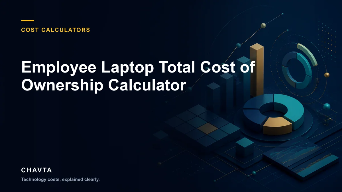 Editorial cover for Employee Laptop Total Cost of Ownership Calculator