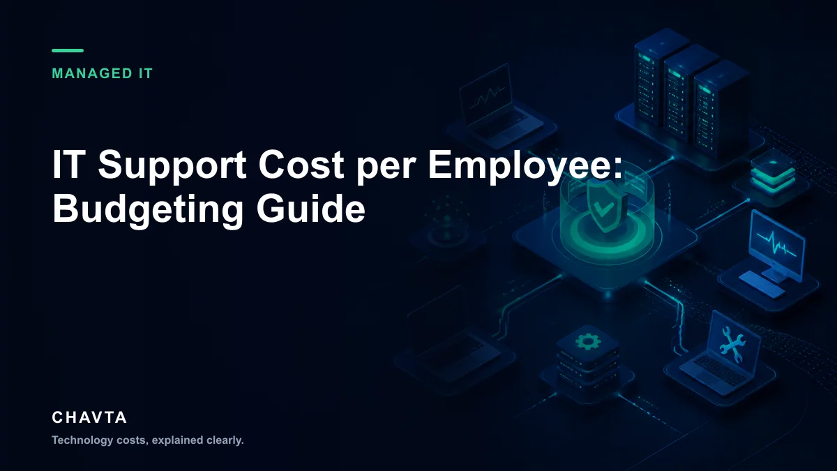 Editorial cover for IT Support Cost per Employee: Budgeting Guide
