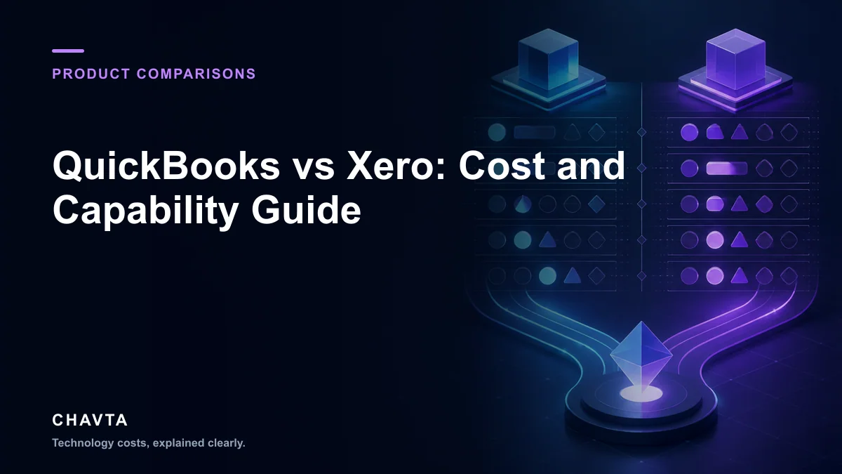 Editorial cover for QuickBooks vs Xero: Cost and Capability Guide