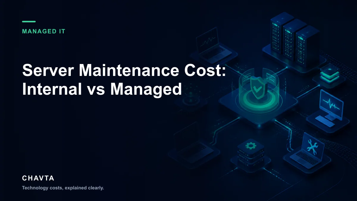 Editorial cover for Server Maintenance Cost: Internal vs Managed