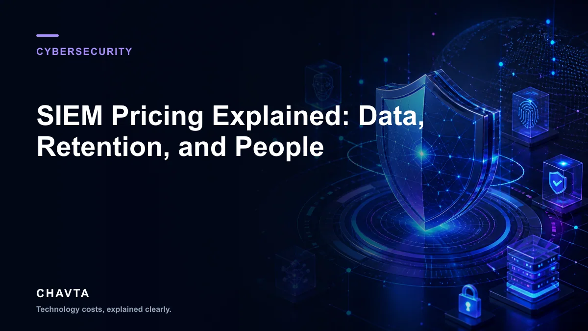 Editorial cover for SIEM Pricing Explained: Data, Retention, and People