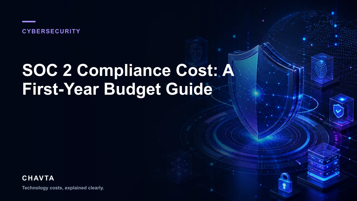 Editorial cover for SOC 2 Compliance Cost: A First-Year Budget Guide