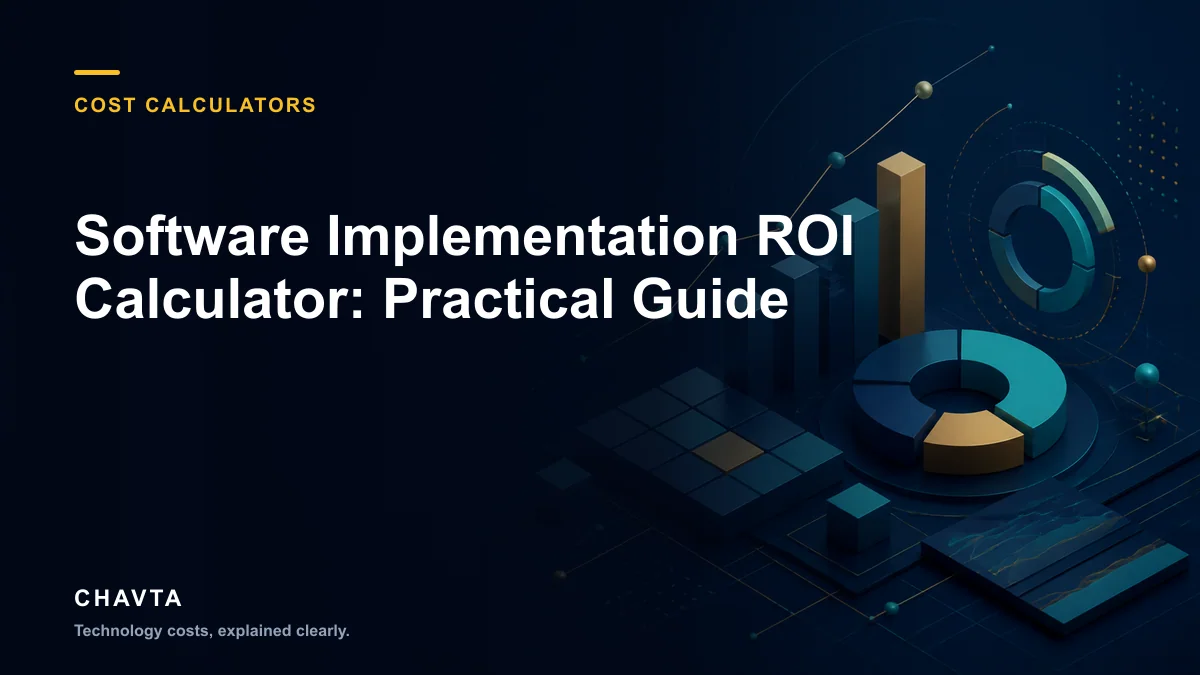 Editorial cover for Software Implementation ROI Calculator: Practical Guide