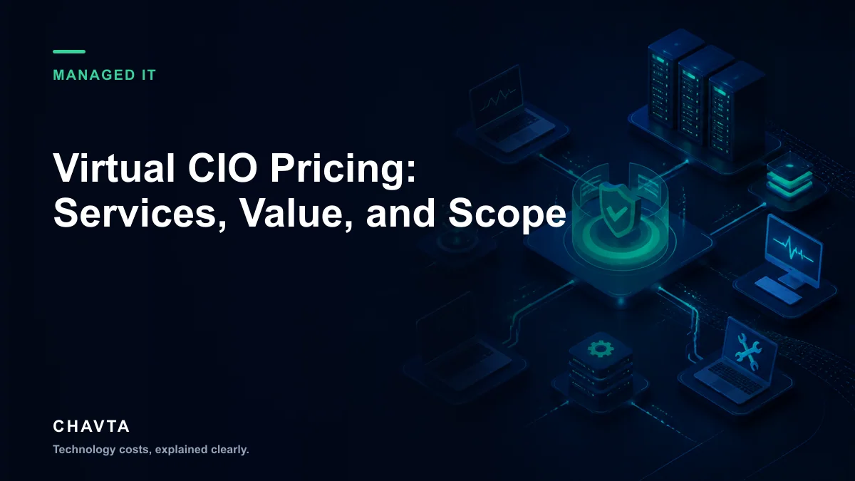 Editorial cover for Virtual CIO Pricing: Services, Value, and Scope