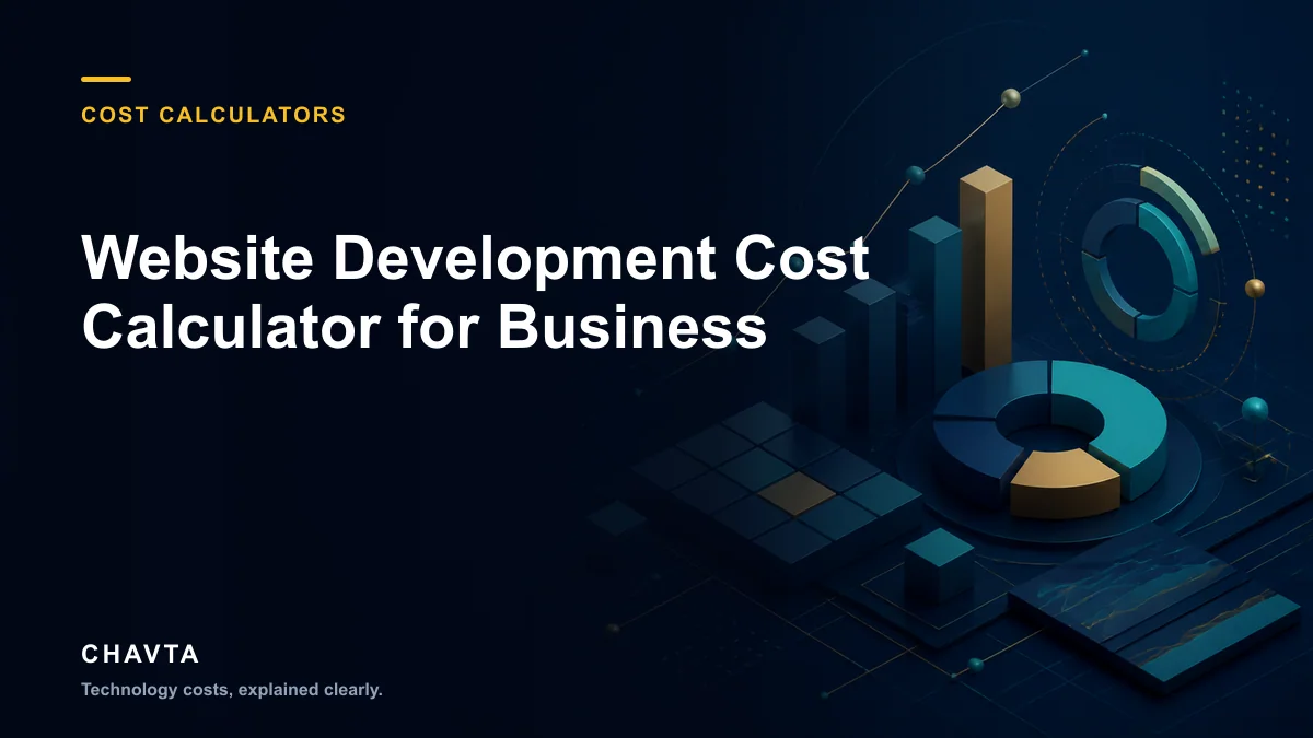 Editorial cover for Website Development Cost Calculator for Business